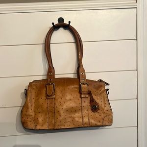 Vintage ostrich, Dooney and Bourke bag